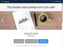 Tablet Screenshot of janinja.com